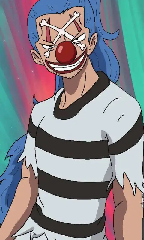 海贼王红鼻子小丑巴基大神手机壁纸图片