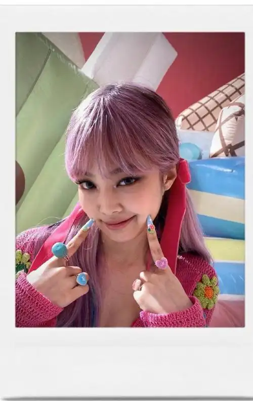 jennie可爱甜心#93#jennie综艺#  pink nini