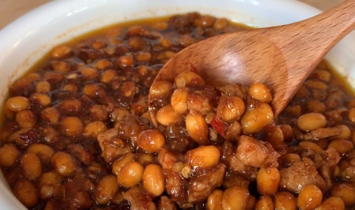 大厨教你黄豆酱快速做法不霉不发酵做好直接吃放一年都不坏