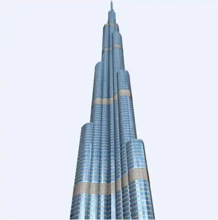 迪拜塔模型下载.fbx