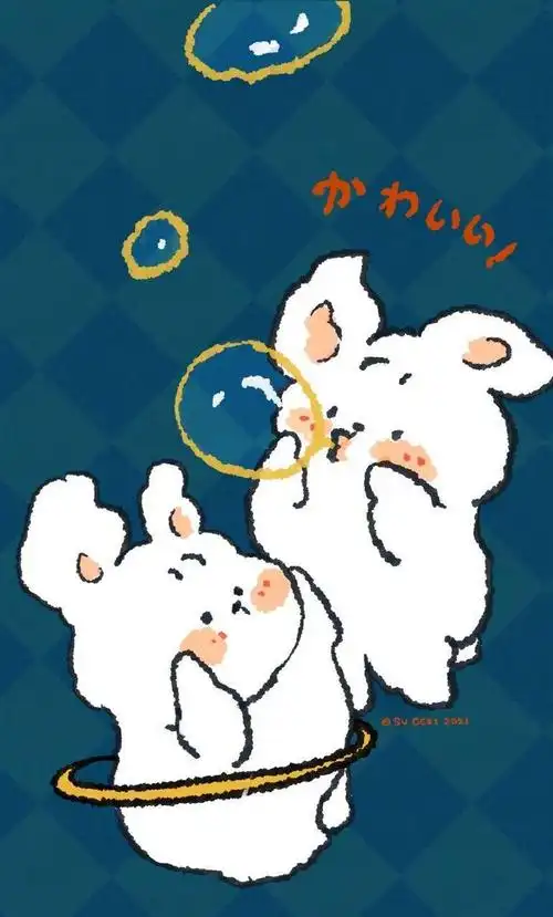 遇见艺术##卡通壁纸##可爱壁纸##治愈系