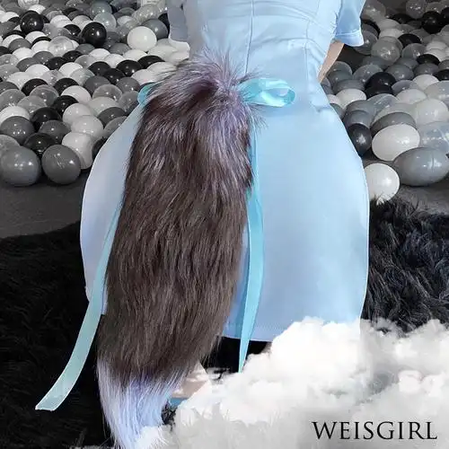 性感决美蓬松狐狸尾巴cosplay道具毛绒可爱仿真网红cosplay配件