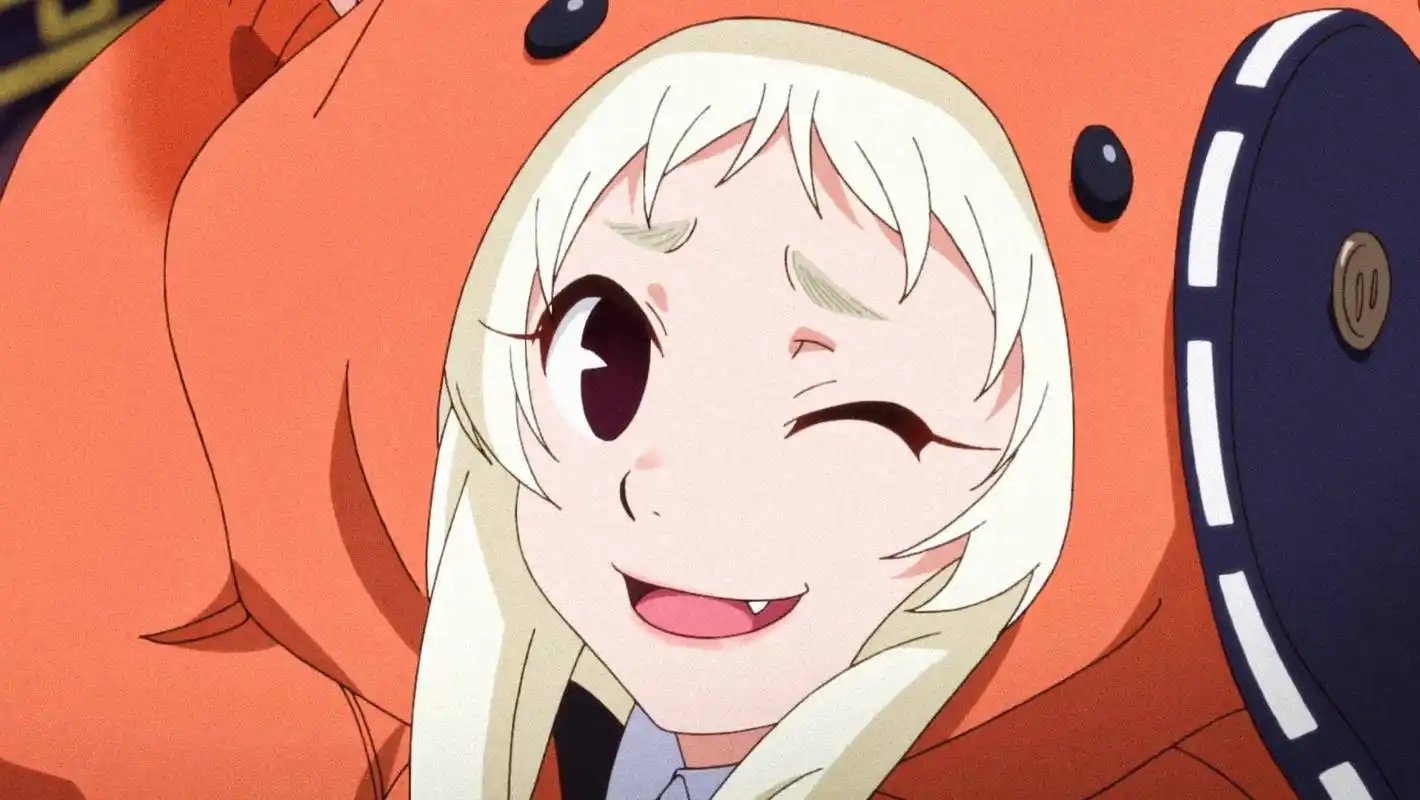 《狂赌之渊》中的黄泉月露娜是私立百花王学园学生会的选举管理委员长