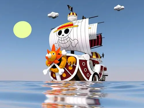 海贼王之万里阳光号3d模型