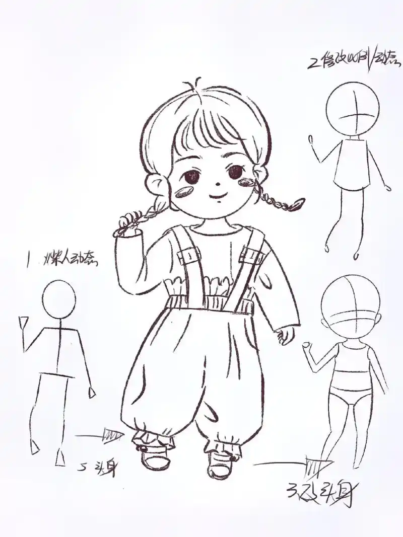 画画#零基础学画画#临摹#儿童插画 - 抖音