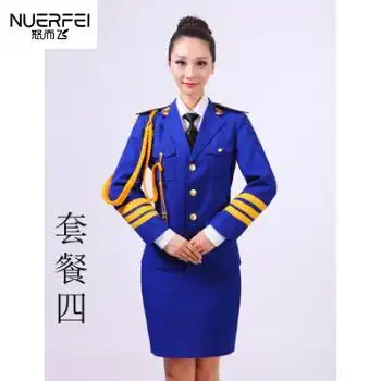 特警军官军装礼服套装仪仗队班升旗手军乐队服装演出服军鼓海军制服女