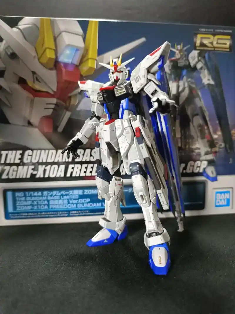 rg上海限定自由高达模型手办动漫
