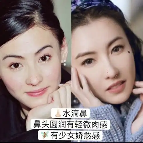 四种基础鼻型 模板,你适合什么鼻子?