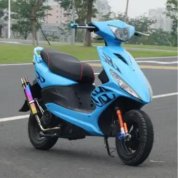 全新可改装上牌爆改踏板鬼火摩托车燃油整车125cc助力白幽灵电喷5