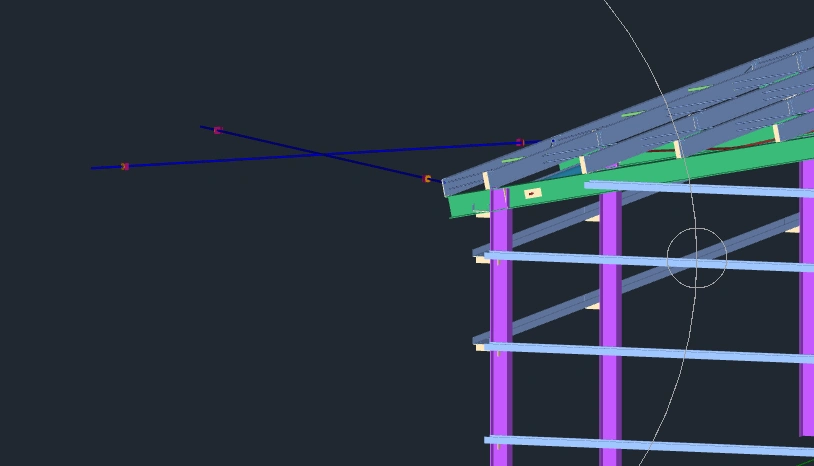 选择组合构件屋面水平支撑角钢垫块为什么调不了标高?