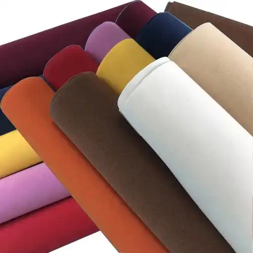 厂家现货直销 无纺底粘胶植绒绒布 绒纸单面植绒包装里布