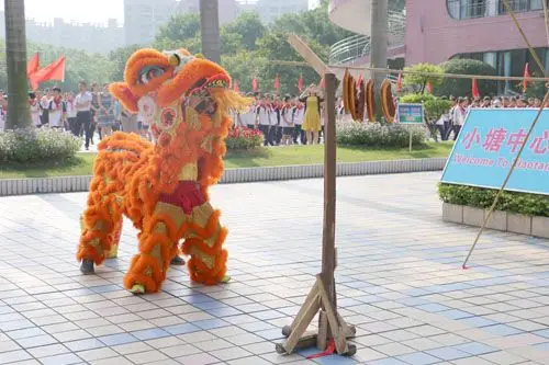 南海区狮山镇小塘中心小学在10月17日开展了开生面的升旗仪式