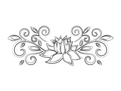 莲花花符号图片