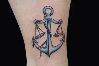 十二星座天秤座象征纹身图案3