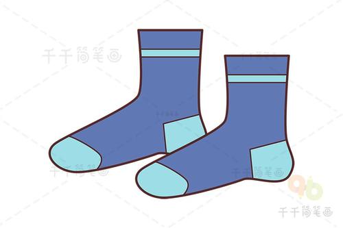 袜子简笔画 简单易学