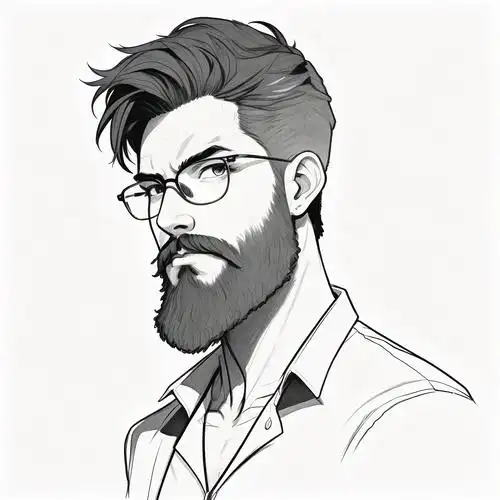 眼镜先生胡子头像👓