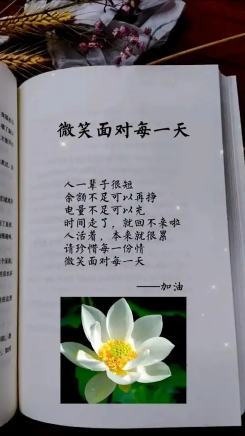 微笑面对每一天!