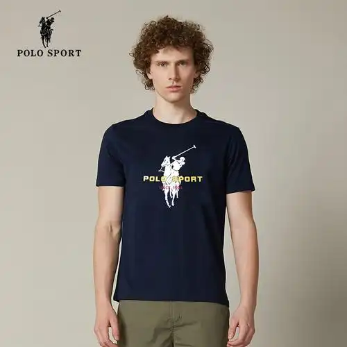 polosport保罗短袖恤男2020夏季纯棉修身潮流t恤