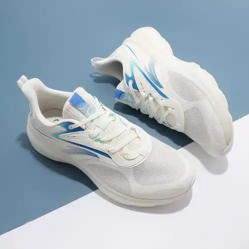 安踏跑步鞋男鞋anta新款泡泡鞋2低帮减震透气运动鞋112125520-4-5