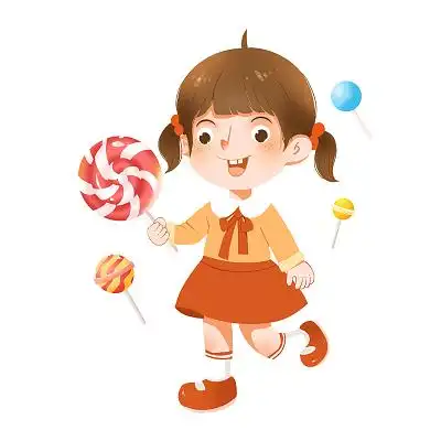 棒棒糖花束插图儿童节可爱儿童节卡通儿童节元素组合儿童节png素材