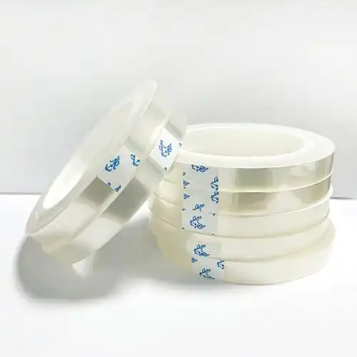 透明高温胶带pet无痕胶带不残胶护屏封边耐酸碱绝缘透明胶带定制