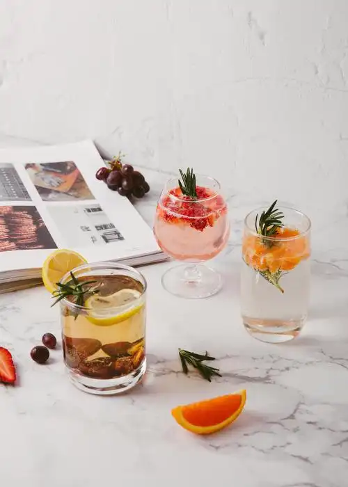 夏日气泡水饮料拍摄