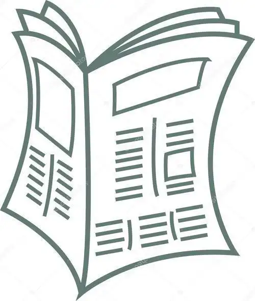 报纸的简笔画教程