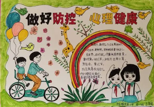 许昌市毓秀路小学2020年疫情背景下四年级心理健康作品