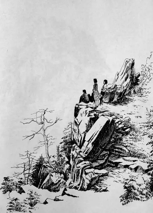 灵性山水 感悟自然, 一杨再平钢笔风景画欣赏