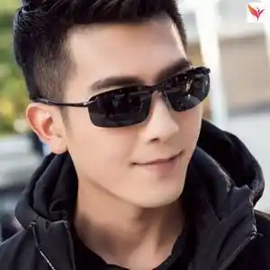 墨镜防尘小脸新款圆脸遮脸帅气沙滩沙滩超轻垂钓大方偏光太阳眼镜墨镜