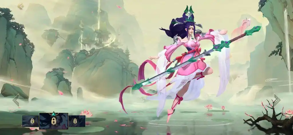 手游风女玉剑皮肤太强了