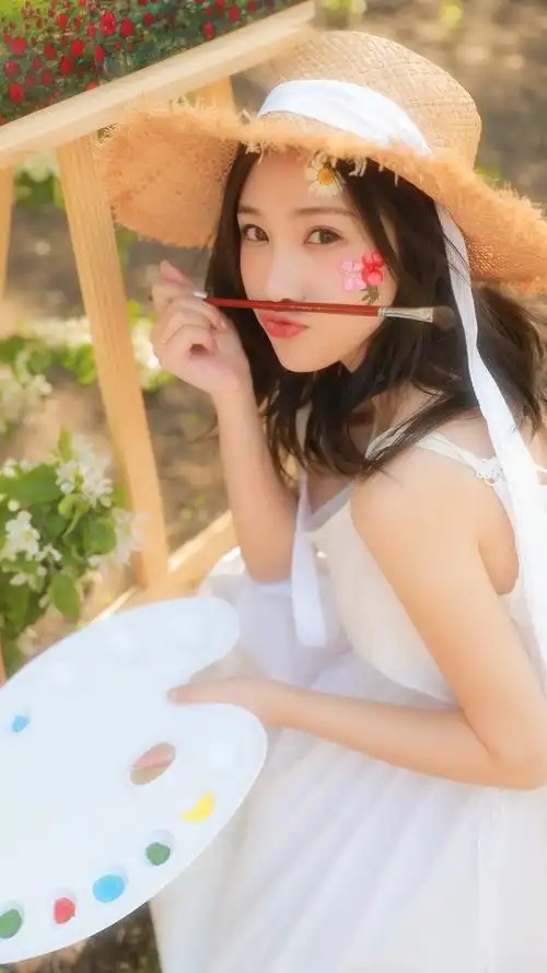 日系清纯校园美女手机壁纸