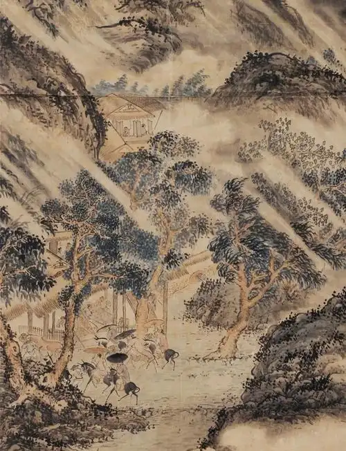 保利春拍笔底韵致烟云变幻松江画派书画作品选