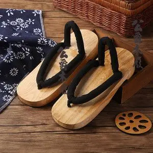 木屐女日式蝴蝶忍cos鬼灭之刃日本高跟拖鞋男改良时透无一郎cos