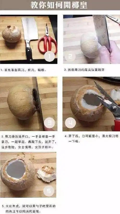这才是海南椰子的正确打开方式