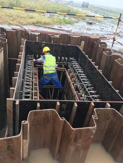 加强型电缆井基础施工