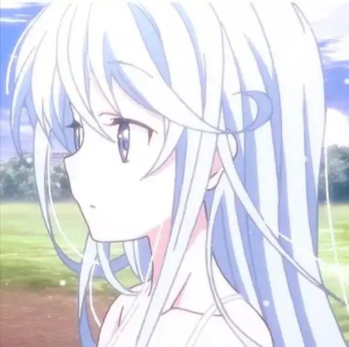 出单:蓝色长发动漫女-佩琪头像库-话本小说网