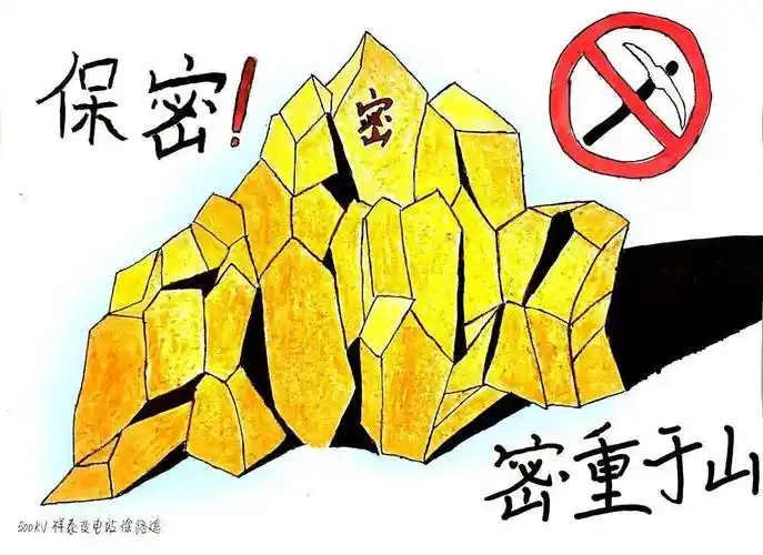 保密法宣传月保密法制宣传教育作品展1