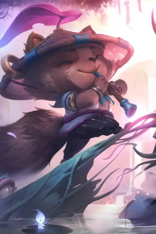 英雄联盟lol迅捷斥候提莫灵魂莲华皮肤原画