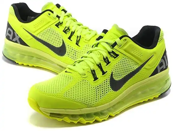 nike 耐克 2013 休闲运动跑步鞋 气垫鞋 荧光绿