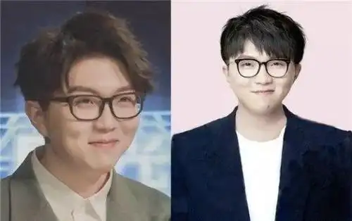 但实际上他身高183cm,合照的时候,旁边的刘欢身高173cm,就算戴着帽子