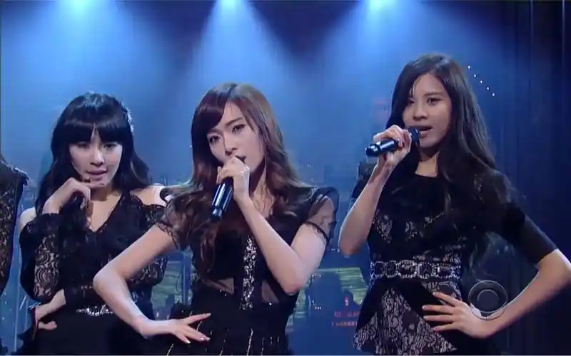 少女时代the boys英文现场版消音,泰妍西卡徐贤高音超绝!