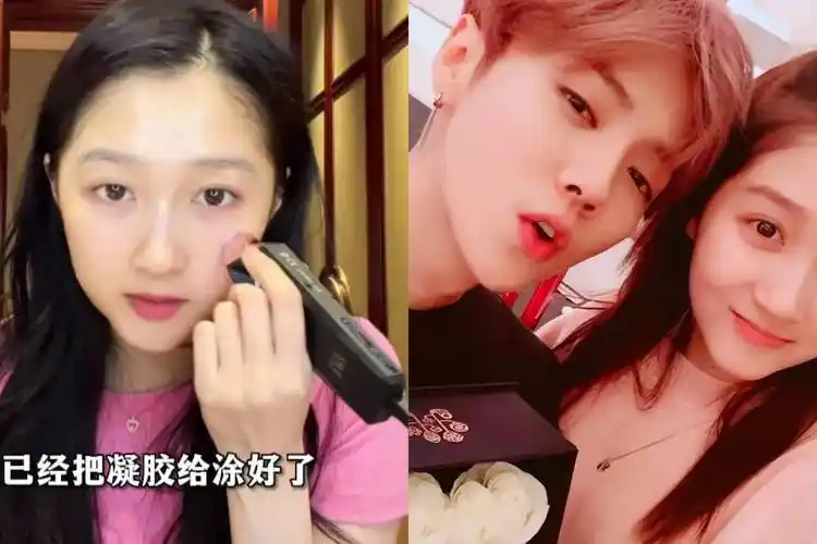 关晓彤素颜脸部浮肿幸福肥明显做拿手菜探班男友鹿晗好甜