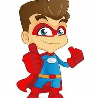 幼儿简笔画飞跃小超人