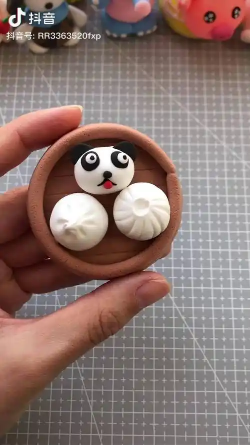 早上吃什么04超轻粘土粘土手工手工diy包子