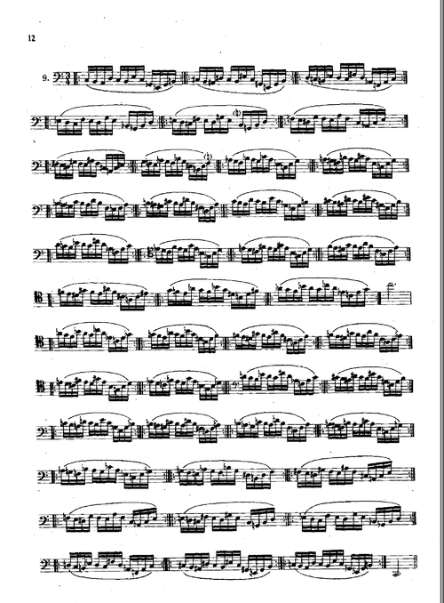 大管高级练习曲[每日练习] 管乐类 大管 提示:按f