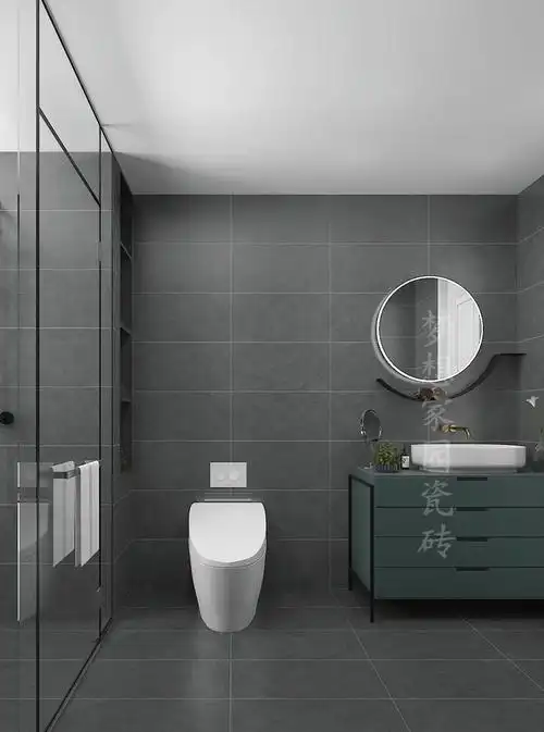 灰色瓷砖厨房卫生间墙砖300x600阳台哑光防滑地砖全瓷水泥仿古砖白色