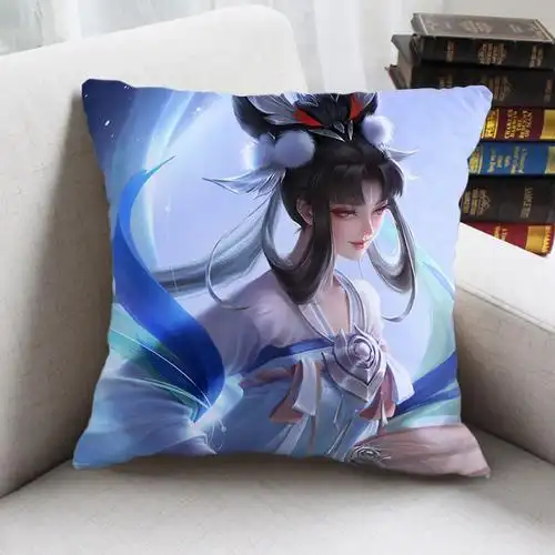 马超神威抱枕白虎志上官婉儿周边皮肤来图定制学生礼物午休床靠6353