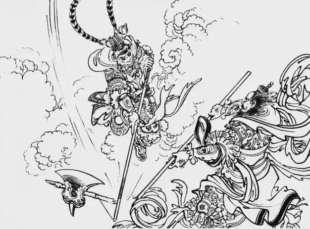 与其相匹配的金箍棒大小粗细,估计只有当初东海龙宫中的十分之一左右