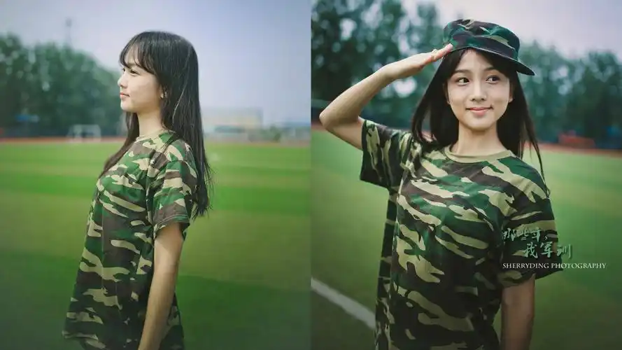 军训女神蔡卓音写真大全内衣美女